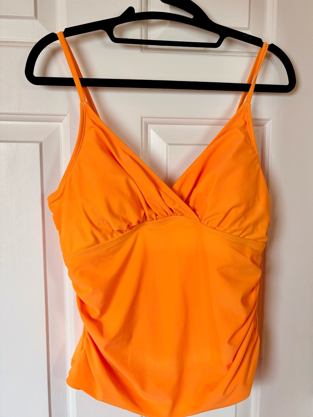 Women's Orange Tankini Swim Dress - Picture 2 of 8